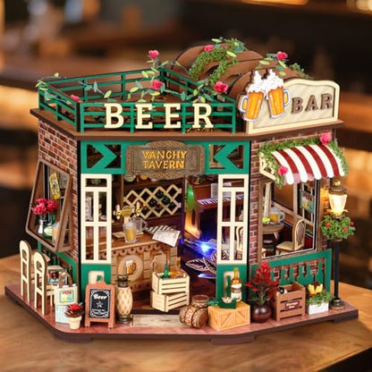 DIY Miniature House Kit with Furniture Plus Dust Proof