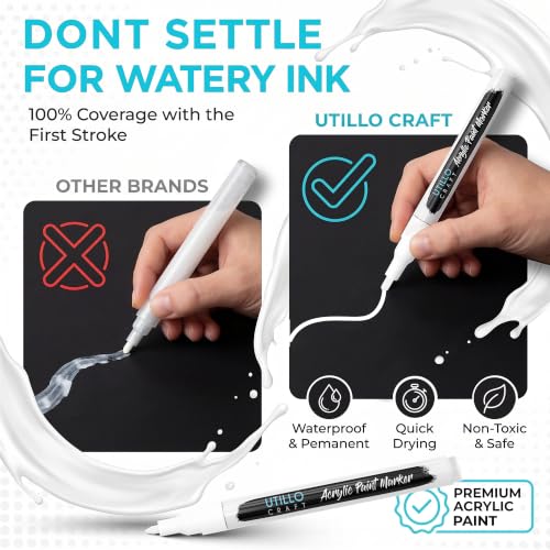 White Paint Pen (8 Count)