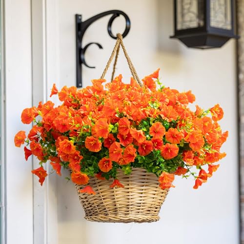 Artificial Flowers for Outdoor Decoration (16 Count)