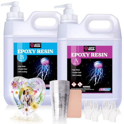Resin Epoxy Kit (192 Fl Oz)