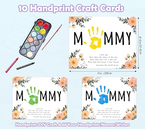 Mommy Handprint Art Keepsake Card Making Kit