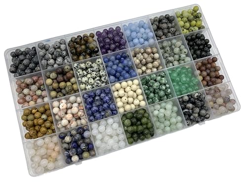 1260Pcs 6mm Natural Gemstone Beads