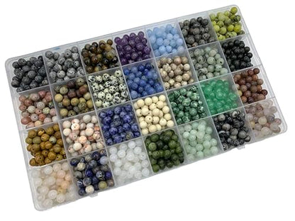 1260Pcs 6mm Natural Gemstone Beads