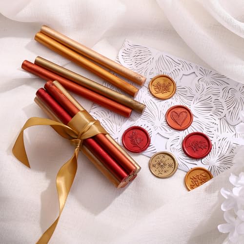 15Pcs Glue Gun Sealing Wax Sticks for Wax Seal Stamp (15 Count)