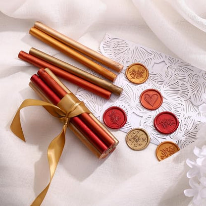 15Pcs Glue Gun Sealing Wax Sticks for Wax Seal Stamp (15 Count)