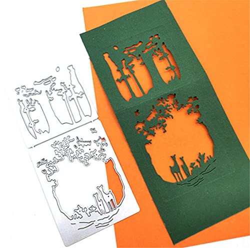 Metal Cutting Dies DIY Merry Christams Embossing Stencil Template Scrapbooking Card Making Mold Photo Album Arts Crafts Tools