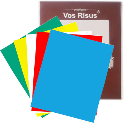 5 Pcs Transfer Paper Repeatedly Use Carbon Water-Soluble Tracing Paper 11"×9",Transfer Pattern on Cloth,Fabric,Canvas,Paper for Home Sewing Cross-Stitch Paint