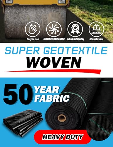 Woven Geotextile Fabric for Driveway and Road Stabilization