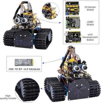 Mini Tank Kit V2 Smart Car for Arduino