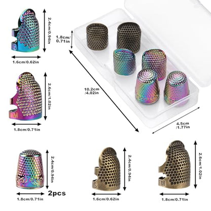 Thimbles for Hand Sewing (6 Count)