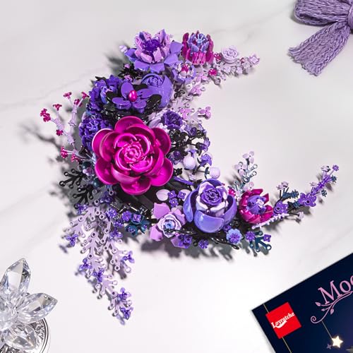Purple Moon Flower Building Set