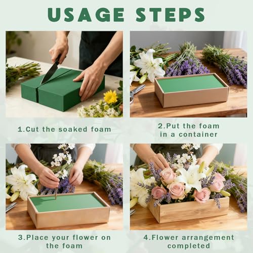 Wet Dry Green Floral Foam for Flower Arrangements 15.7"
