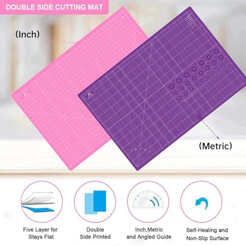 Thickened 24 x 36 Inch Self Healing Sewing Cutting Mat