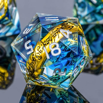 Magic Lord Rings DND Dice Set with Box