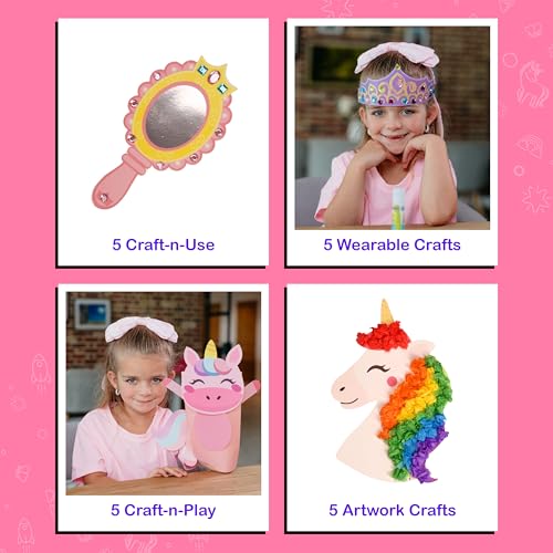 20 Award Winning Princess & Unicorn Crafts for Kids Ages 3