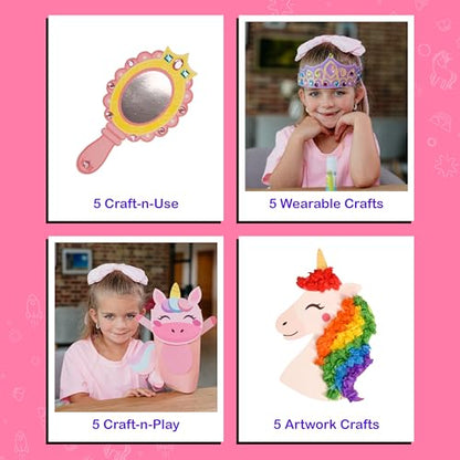 20 Award Winning Princess & Unicorn Crafts for Kids Ages 3