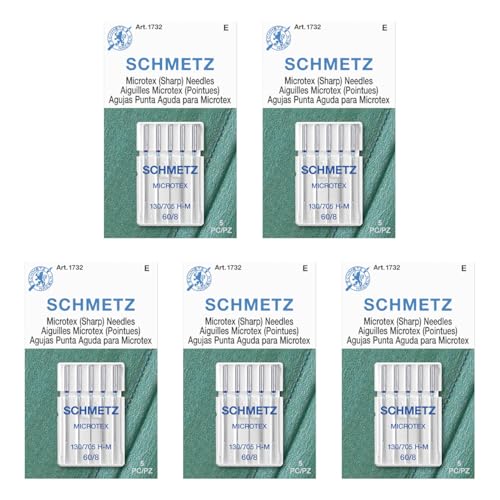 Microtex Sharp Sewing Machine Needles (25 Count)