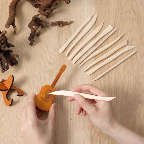 50PCS Wooden Clay Sculpting Tools