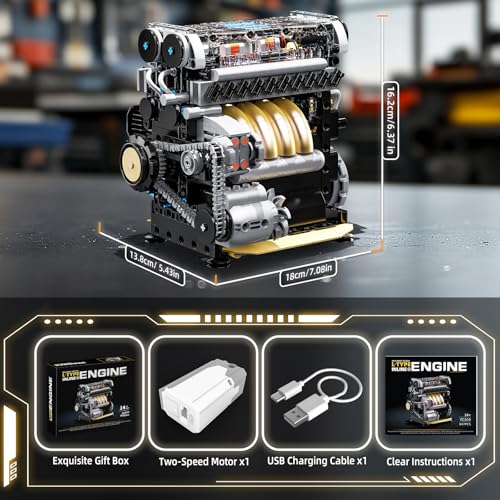 L4 Engine Building Sets for Adults