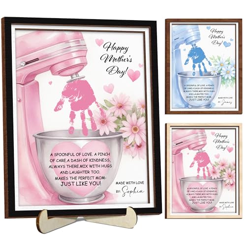 Personalized Mothers Day Handprint Sign
