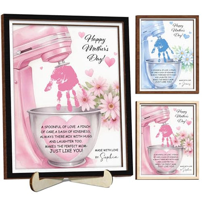 Personalized Mothers Day Handprint Sign