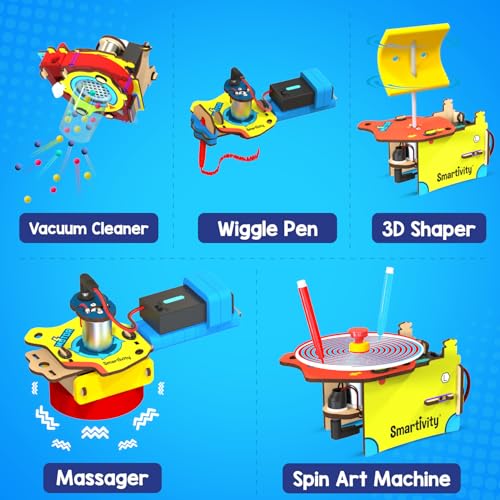 10-in-1 Motor Powered Gadgets Kit for Kids 6-12