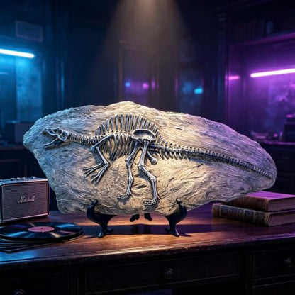 Resin Spinosaurus Dinosaur Fossil Statue Model Simulated Skeleton Home Office Display Decorative Craft Box Decoration