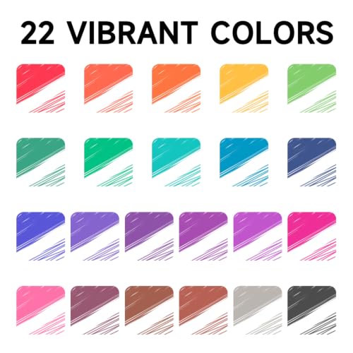 Erasable Gel Pens (22 Count)