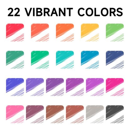 Erasable Gel Pens (22 Count)