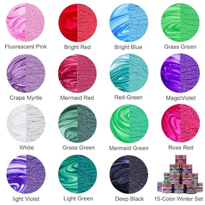 Mica Powder for Resin (15 Count)