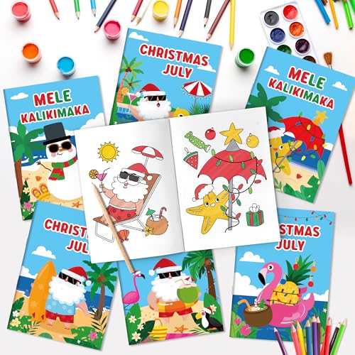 July Christmas Coloring Books (24 Count)