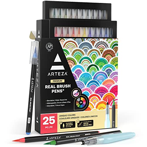 Watercolor Paint Pens (24 Count)
