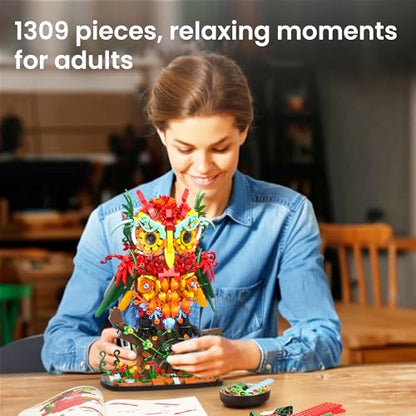 Owl Flower Building Sets for Adults