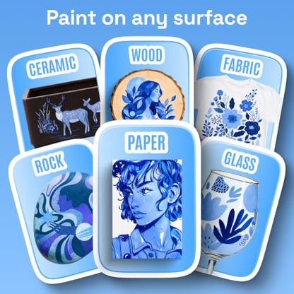 5 Blue Tones Dual (5 Count)