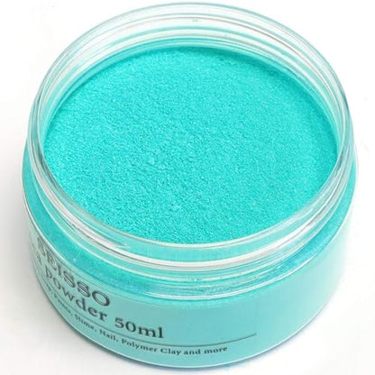Turquoise Blue Mica Powder for Epoxy Resin 1.7 oz