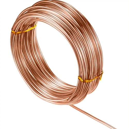 Aluminum Craft Wire for Sculpting Armature Bendable Craft Wire for DIY Jewelry Making (32.8 Foot)
