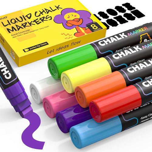 8 Colors Liquid Chalk Markers (8 Count)