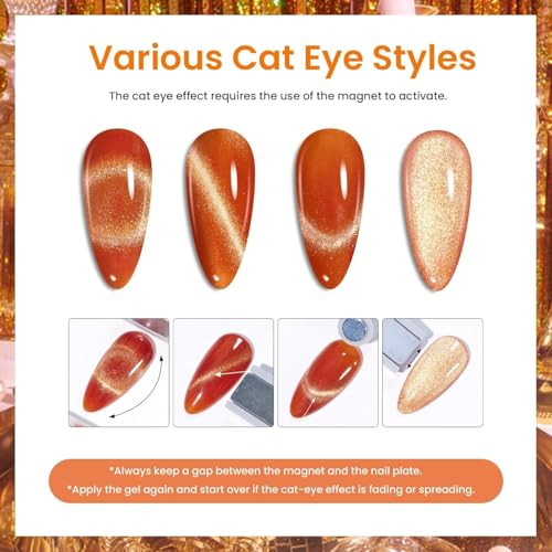 Beetles Cat Eye Gel Nail Polish Set