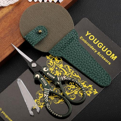 Small Embroidery Scissors with Cover