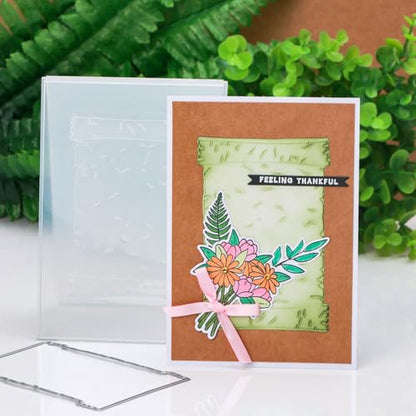 3D Embossing Folder and Metal Die Set for Card Making