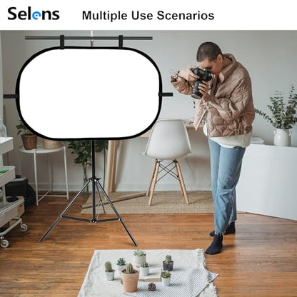 23.6x35.4in 60x90cm Oval Light Reflector Diffuser