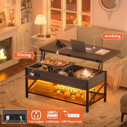 Coffee Table Lift Top Multi