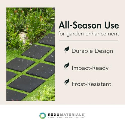 TierraVerde Faux Stone Square Stomp Stones (10 Count)
