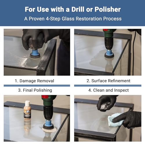 DIY Glass Scratch Removal Deluxe Kit 2" & 3"