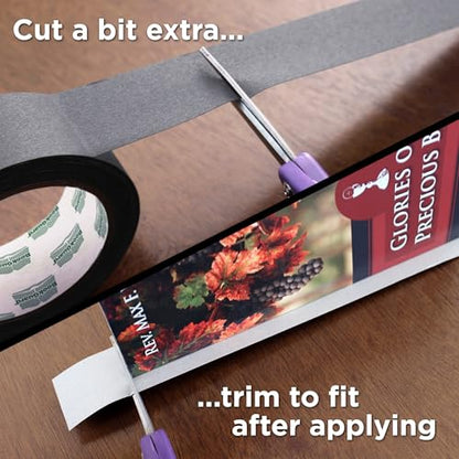 1-1/2 Inch Gray Bookbinding Repair Tape, 15 Yard Roll