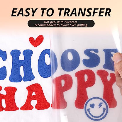 Puff Vinyl Heat Transfer
