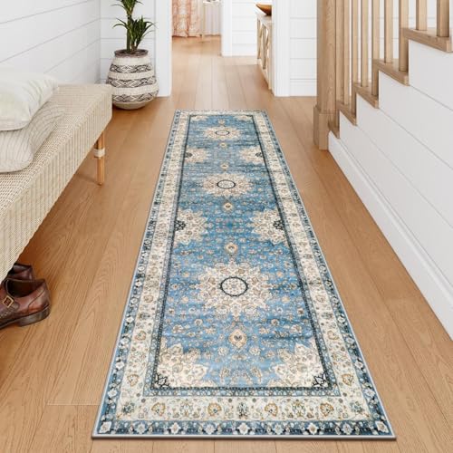 Felice Oriental Floral Medallion Runner Rug