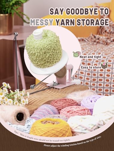 Yarn Winder Ball Winder Large Capacity for Crocheting