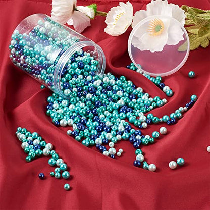 Elecrelive 1840Pcs Glass Pearl Beads 4 (1840 Count)