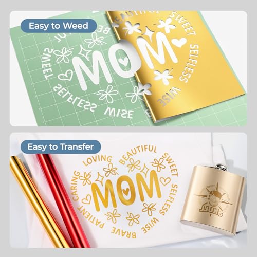 Metallic Red Heat Transfer Vinyl